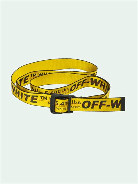 off white yellow belt replica